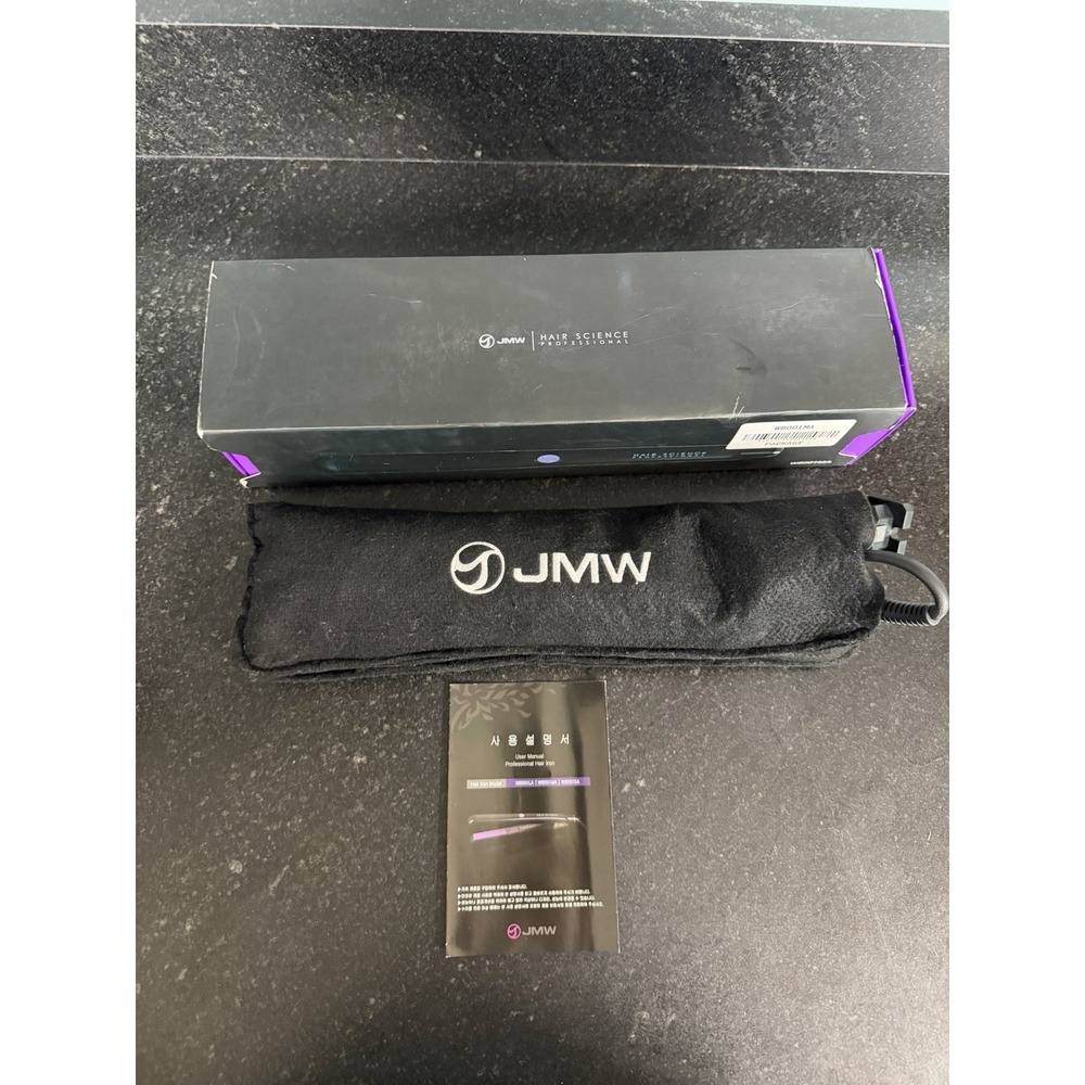 JMW W8001MA Professional Hair Straightener / Flat Iron – Black & Purple